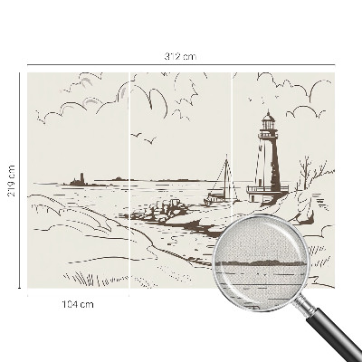 Savaime lipnus fototapetas Kystlandskab