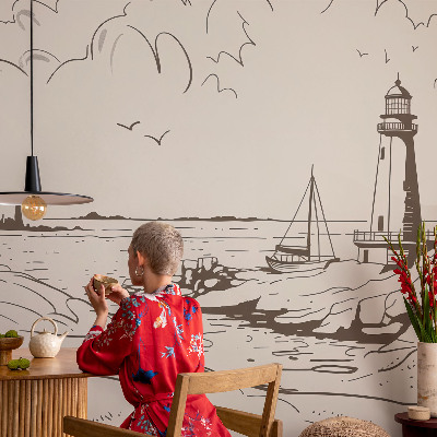 Savaime lipnus fototapetas Kystlandskab