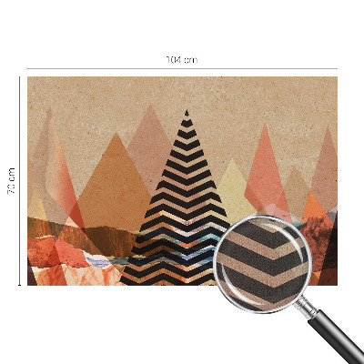 3D fototapetas su abstrakčiu peizažu