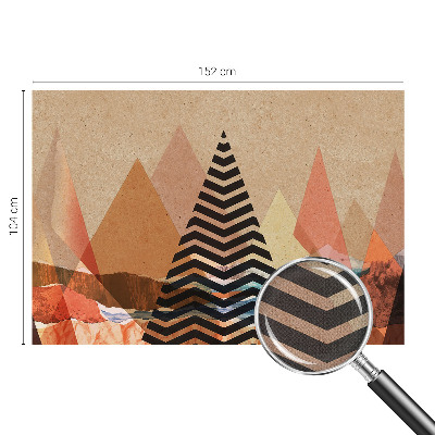 3D fototapetas su abstrakčiu peizažu