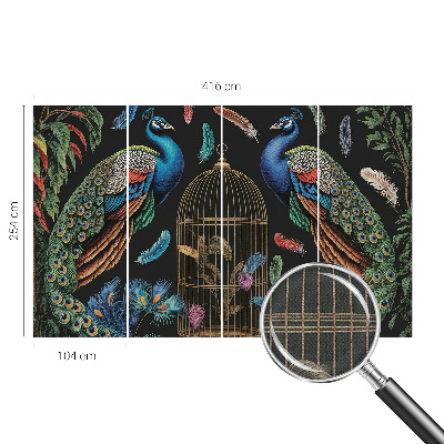 Fototapetas vaiko kambariui Egzotinės pūkelės