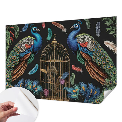 Fototapetas vaiko kambariui Egzotinės pūkelės