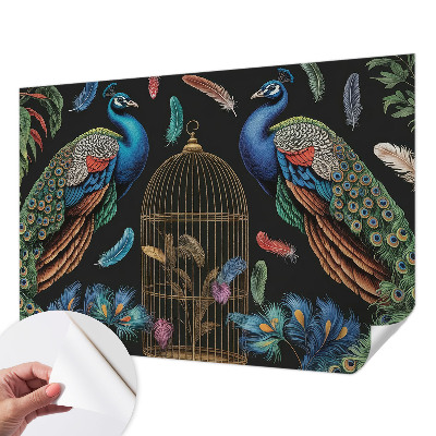 Fototapetas vaiko kambariui Egzotinės pūkelės