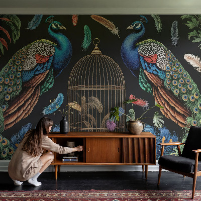 Fototapetas vaiko kambariui Egzotinės pūkelės