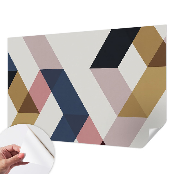 3D fototapetas sienoms Spalvingas rombas