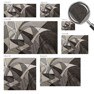Fototapetas vaikams su geometrine abstrakcija