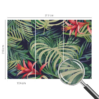 3D fototapetas su egzotišku sodintuvu
