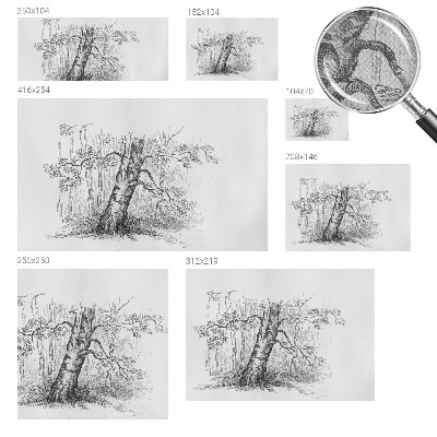 Savaime lipnus fototapetas Skovtræe