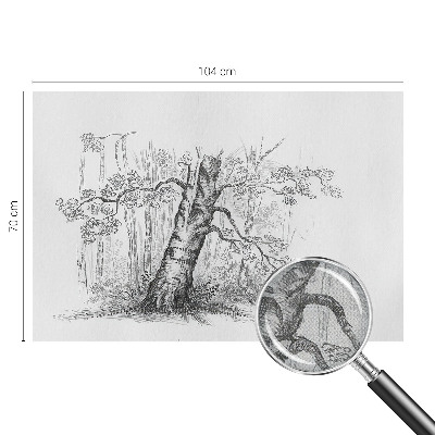 Savaime lipnus fototapetas Skovtræe