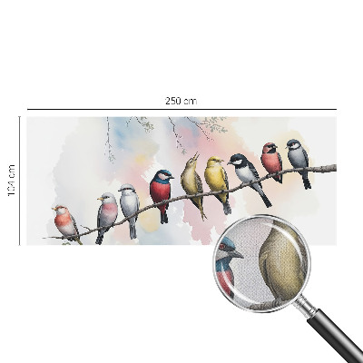 3D fototapetas sienoms Fugle ant žalios