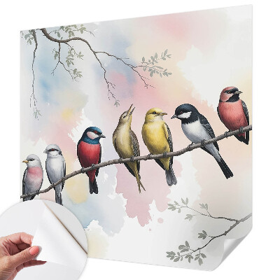 3D fototapetas sienoms Fugle ant žalios