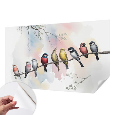 3D fototapetas sienoms Fugle ant žalios