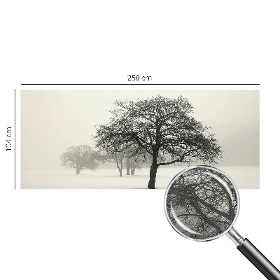 Fototapetas vaikams su žiemos medžių motyvu
