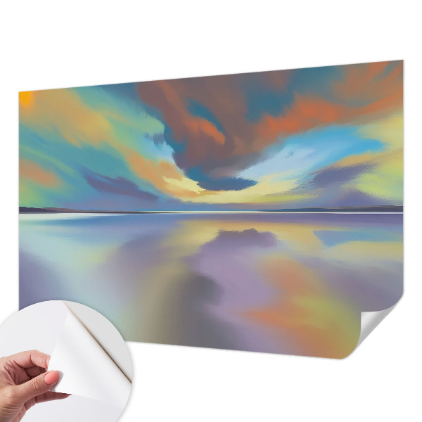 Savaime lipnus fototapetas Regnbue solnedgang