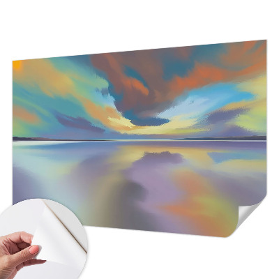 Savaime lipnus fototapetas Regnbue solnedgang