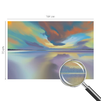 Savaime lipnus fototapetas Regnbue solnedgang