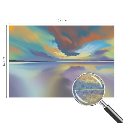 Savaime lipnus fototapetas Regnbue solnedgang