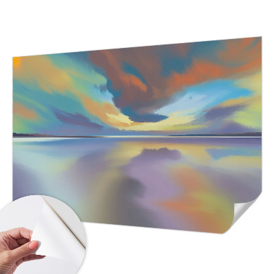 Savaime lipnus fototapetas Regnbue solnedgang