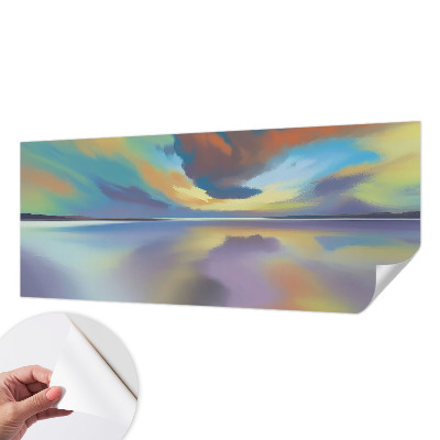 Savaime lipnus fototapetas Regnbue solnedgang