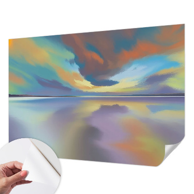 Savaime lipnus fototapetas Regnbue solnedgang