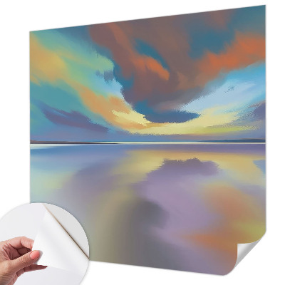 Savaime lipnus fototapetas Regnbue solnedgang