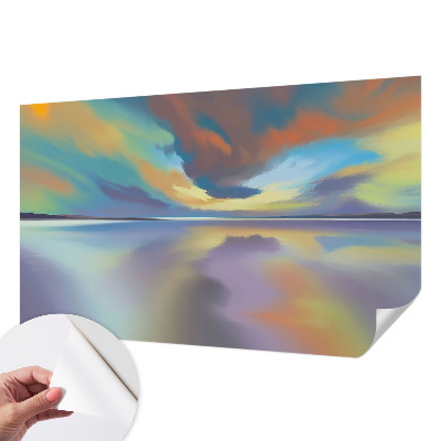 Savaime lipnus fototapetas Regnbue solnedgang