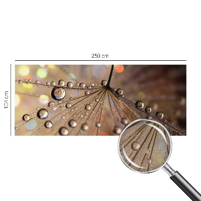 3D fototapetas sienoms Perledråber