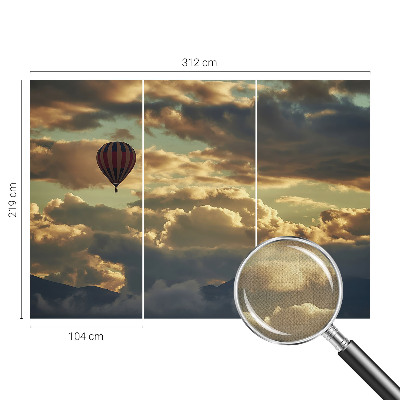 Savaime lipnus fototapetas su balionu ir skyriumi