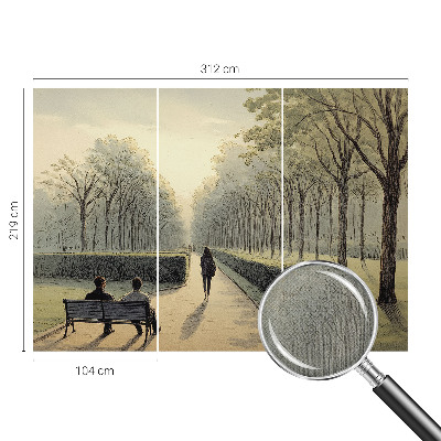 3D fototapetas sienoms Parkfredas