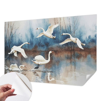 Fototapetai su skraidančiais paukščiais