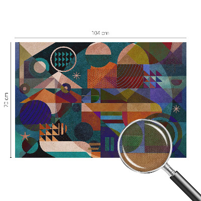 Savaime lipnus fototapetas Geometrinis menas