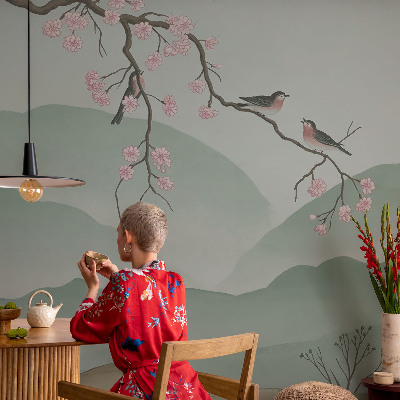 3D fototapetas sienoms su japoniška serenada
