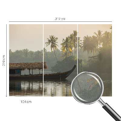 Savaime lipnus fototapetas Tropikų oazė