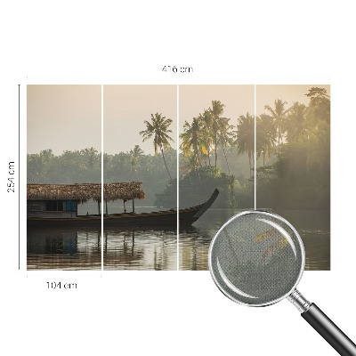 Savaime lipnus fototapetas Tropikų oazė