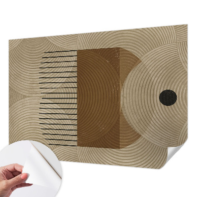 Fototapetai su harmoninga geometrine kompozicija