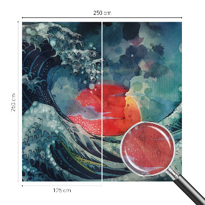 Savaime lipnus fototapetas Okeaniniskas Øst