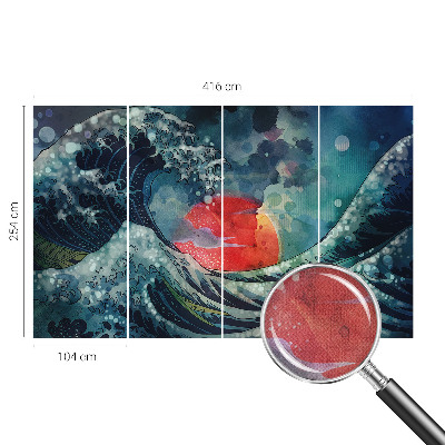 Savaime lipnus fototapetas Okeaniniskas Øst