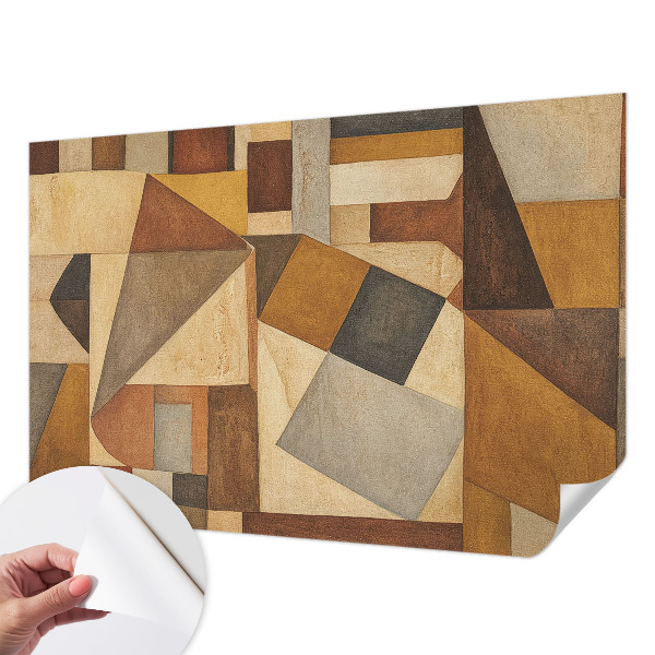 3D fototapetas sienoms su geometrine abstrakcija