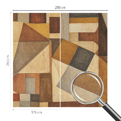 3D fototapetas sienoms su geometrine abstrakcija
