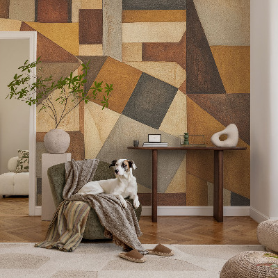 3D fototapetas sienoms su geometrine abstrakcija