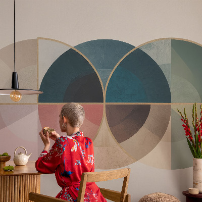 Tapetai su geometriniu raštu elegantišku stiliumi