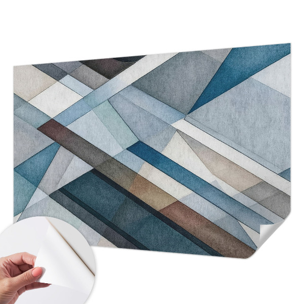 3D fototapetas sienoms su abstrakčios geometrijos motyvu