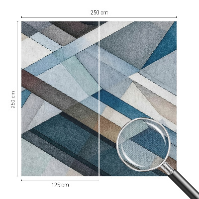 3D fototapetas sienoms su abstrakčios geometrijos motyvu