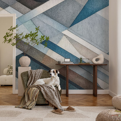 3D fototapetas sienoms su abstrakčios geometrijos motyvu