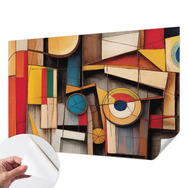 Savaime lipnus fototapetas Geometriniai dydžiai