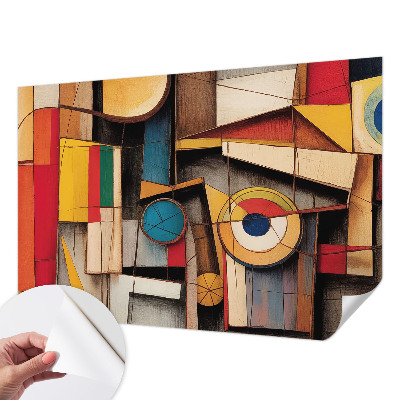 Savaime lipnus fototapetas Geometriniai dydžiai