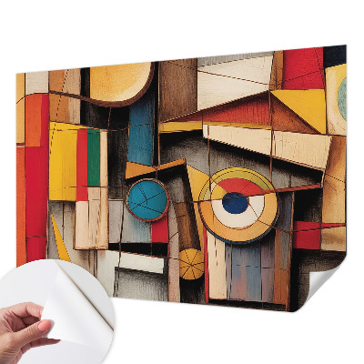 Savaime lipnus fototapetas Geometriniai dydžiai