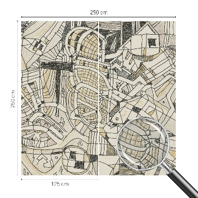 3D fototapetas Geometrinė abstrakcija