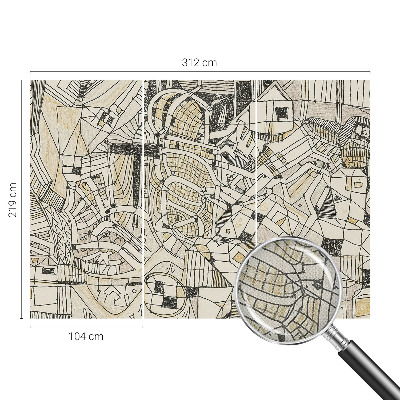 3D fototapetas Geometrinė abstrakcija