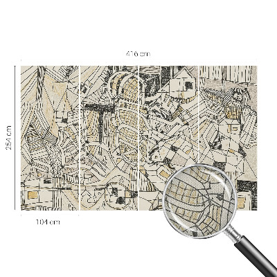 3D fototapetas Geometrinė abstrakcija